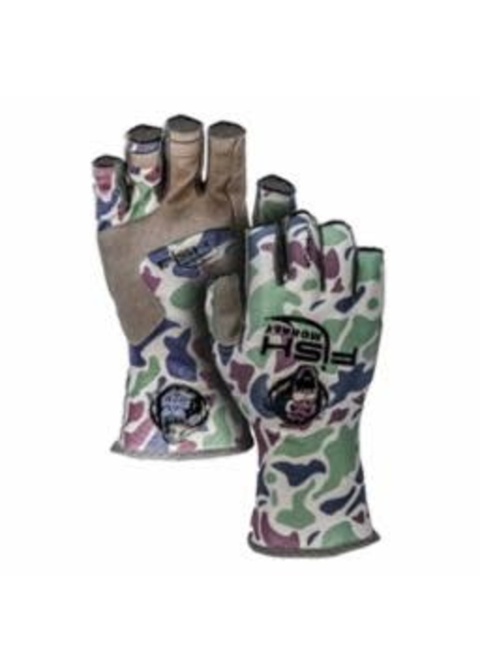 Fish Monkey Fish Monkey 1/2 Finger Guide Glove Old School Beige