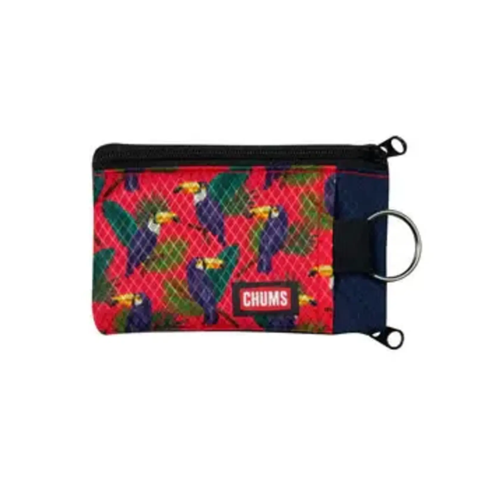 Chums Surfshorts Wallet Toucan Zippered Wallet W/ID window