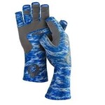 Fish Monkey Fish Monkey 1/2 Finger Blue Water Camo XL