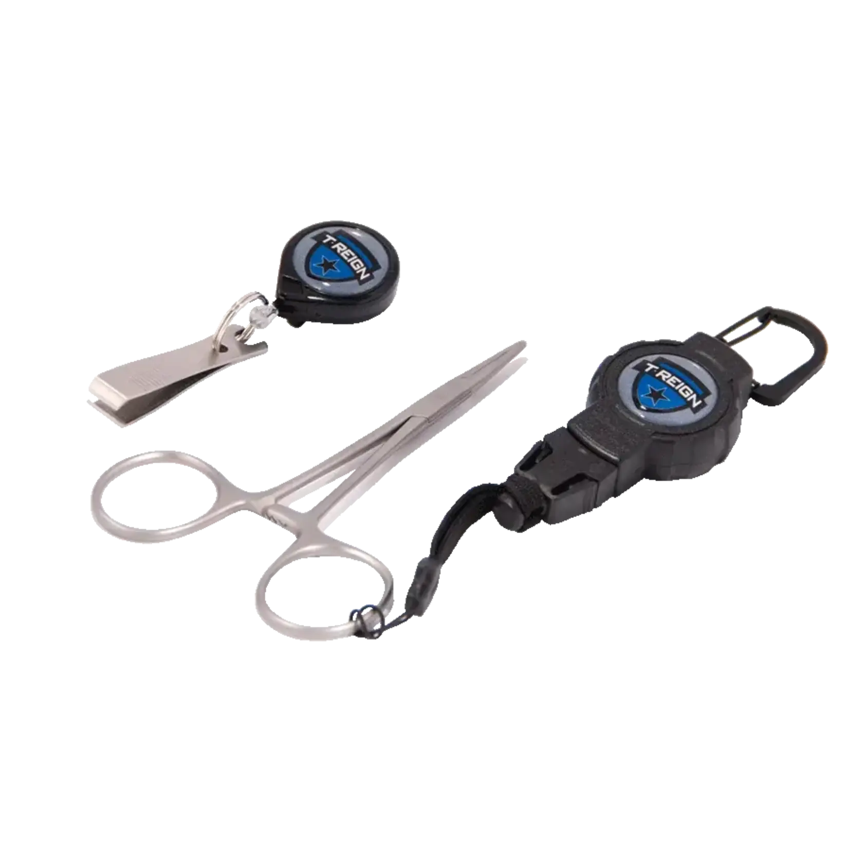 YakAttack Fisherman's Combo: Nippers, Forceps, Zinger and Small Retractor (Carabiner)