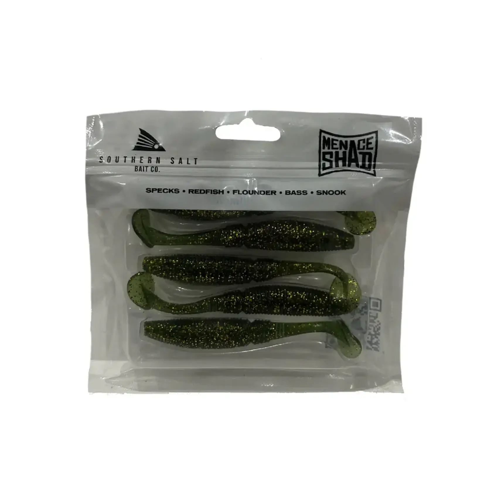 Southern Salt Bait Co. Southern Salt Menace Shad - Swamp Gold