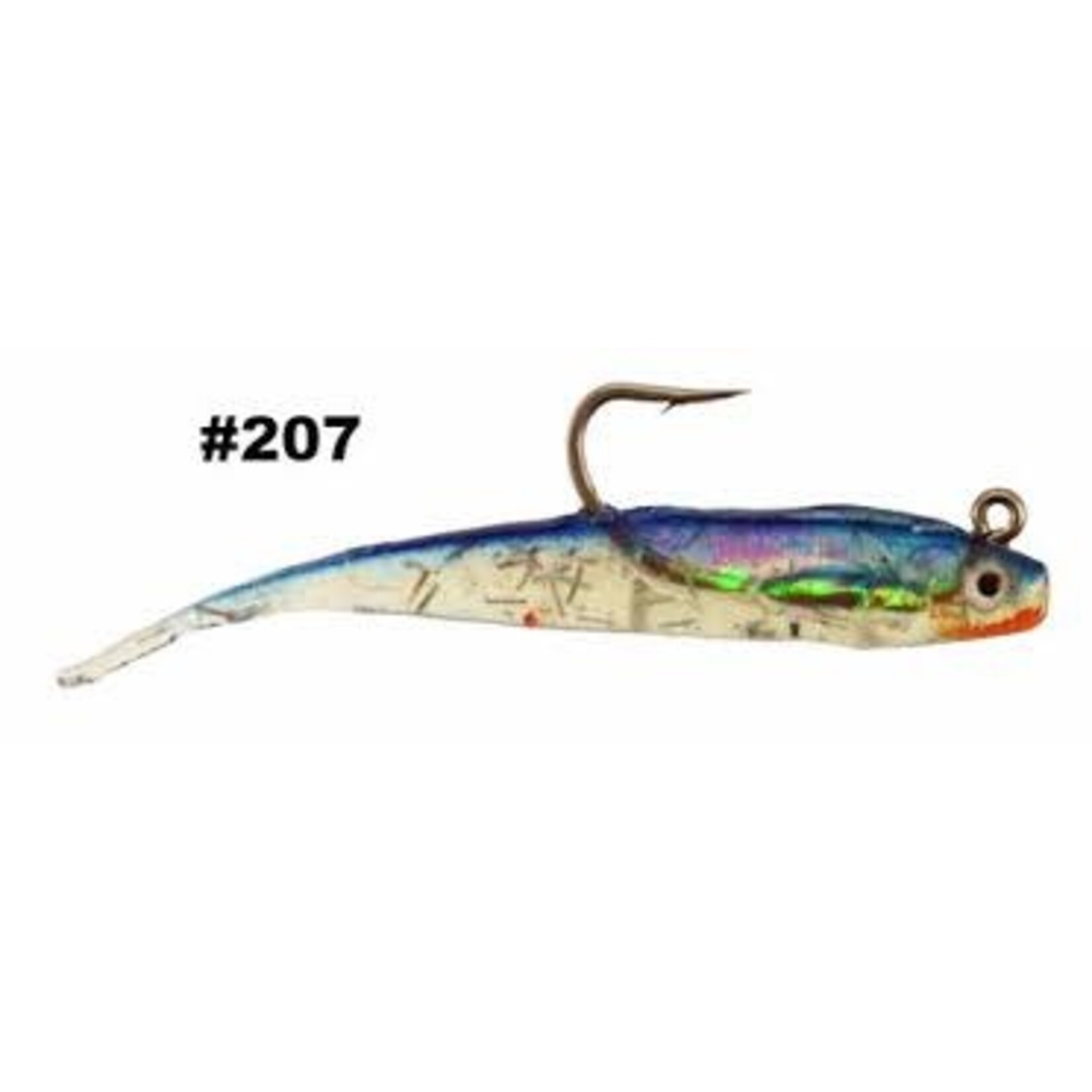 H&H H&H Glass Minnow Double Rig 1/8oz. All American