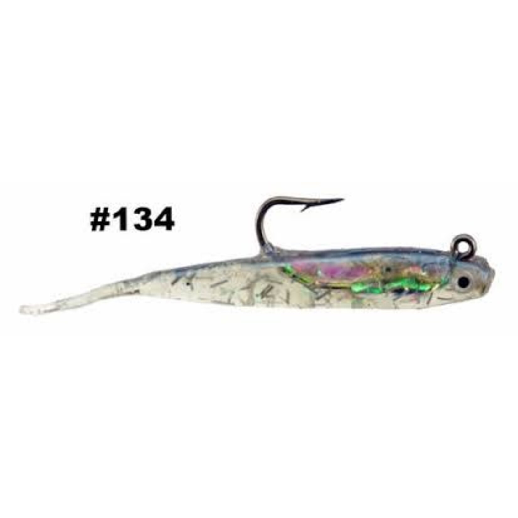 H&H H&H Glass Minnow Double Rig 1/8oz. Blue Moon