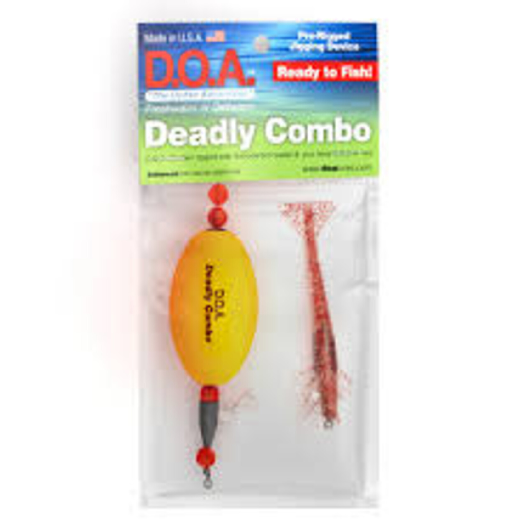 DOA DOA Deadly combination Glow Shrimp Oval Float