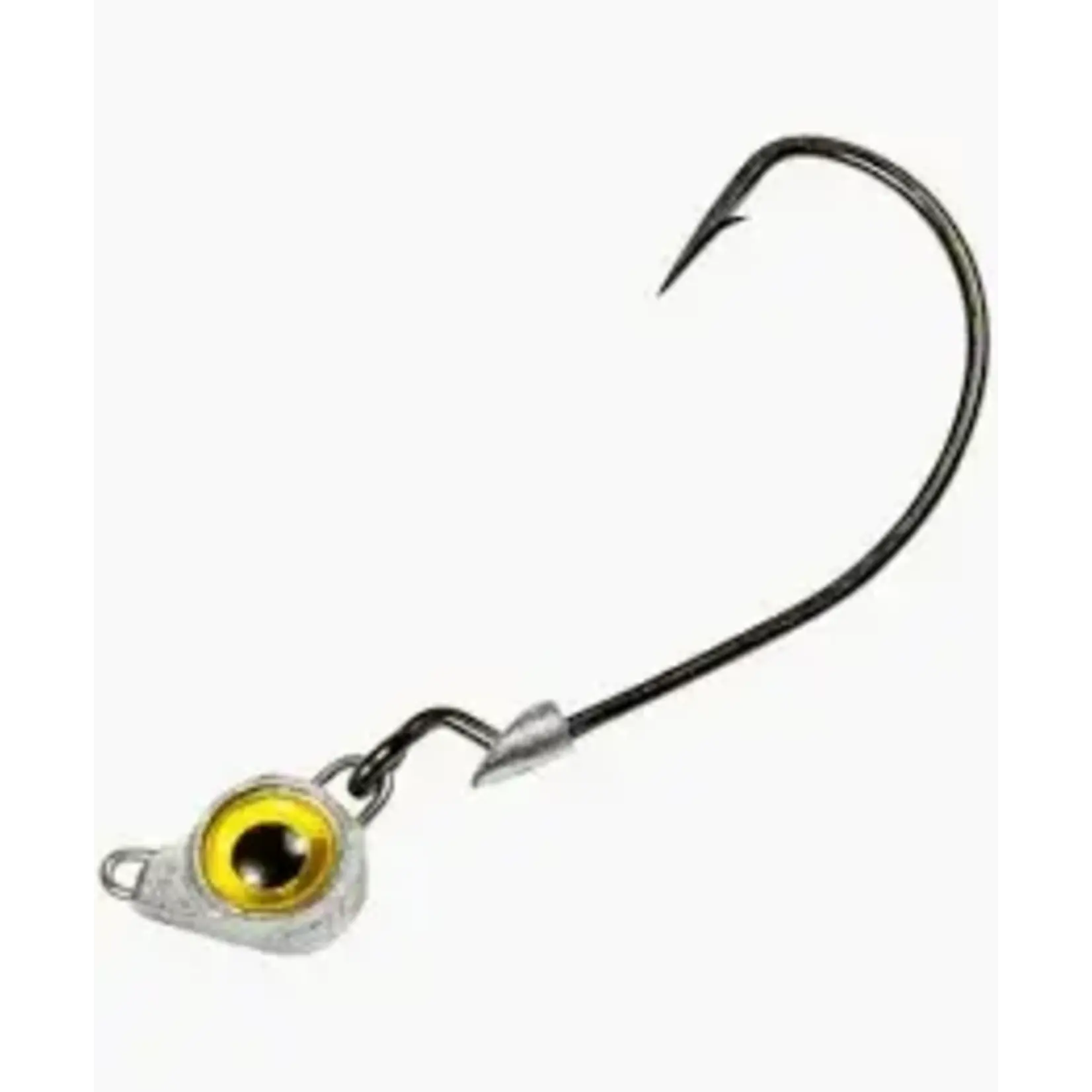 Z-Man Z-Man Texas Eye Gold 3/16oz Jointed Jig Head W/Weedless Hook 3pk
