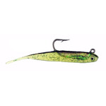 H&H H&H Glass Minnow Double Rig 1/4oz. Chart/Black
