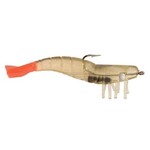 DOA DOA Shrimp Clear/Fire 3-1/2in 1/4oz 3pk