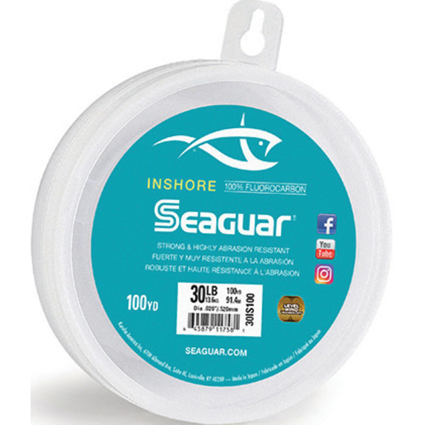 Seaguar Seaguar Inshore 30lb 100yd Flouro Leader