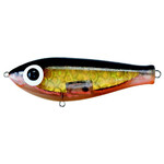 Paul Brown L&S Paul Brown, Soft Body , large Profile Lure, Black Back/Gold/Orange Belly