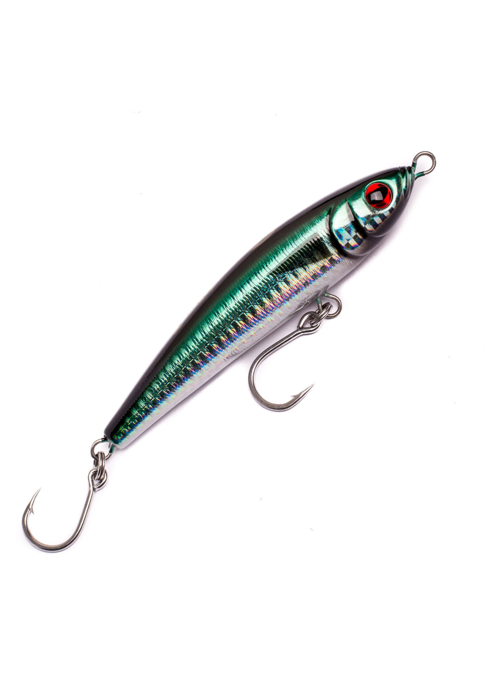 Catch Catch Zingaz 35g Stick Bait, Floating, 3/0 Hook, Green Reaper