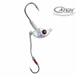 Catch Catch Stingaz 1/4  Tenya Jighead w/ Stainless Steel Hook White Warrior