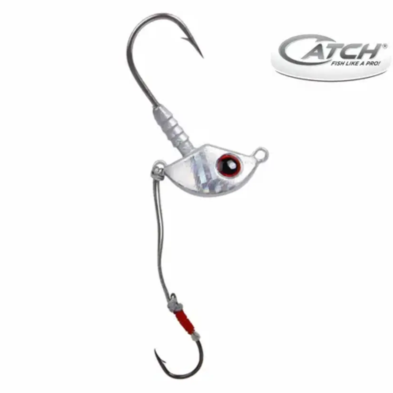 Catch Catch Stingaz 1/4  Tenya Jighead w/ Stainless Steel Hook White Warrior