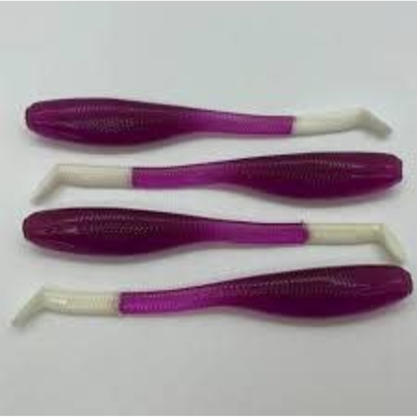 Down South Lures Down South Lures - Grape White Southern Shad Soft Swim Bait