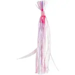Blue Water Candy Feather Weight Skirt Pink 4 inches of reversing pearlescent and holographic soft mylar material.