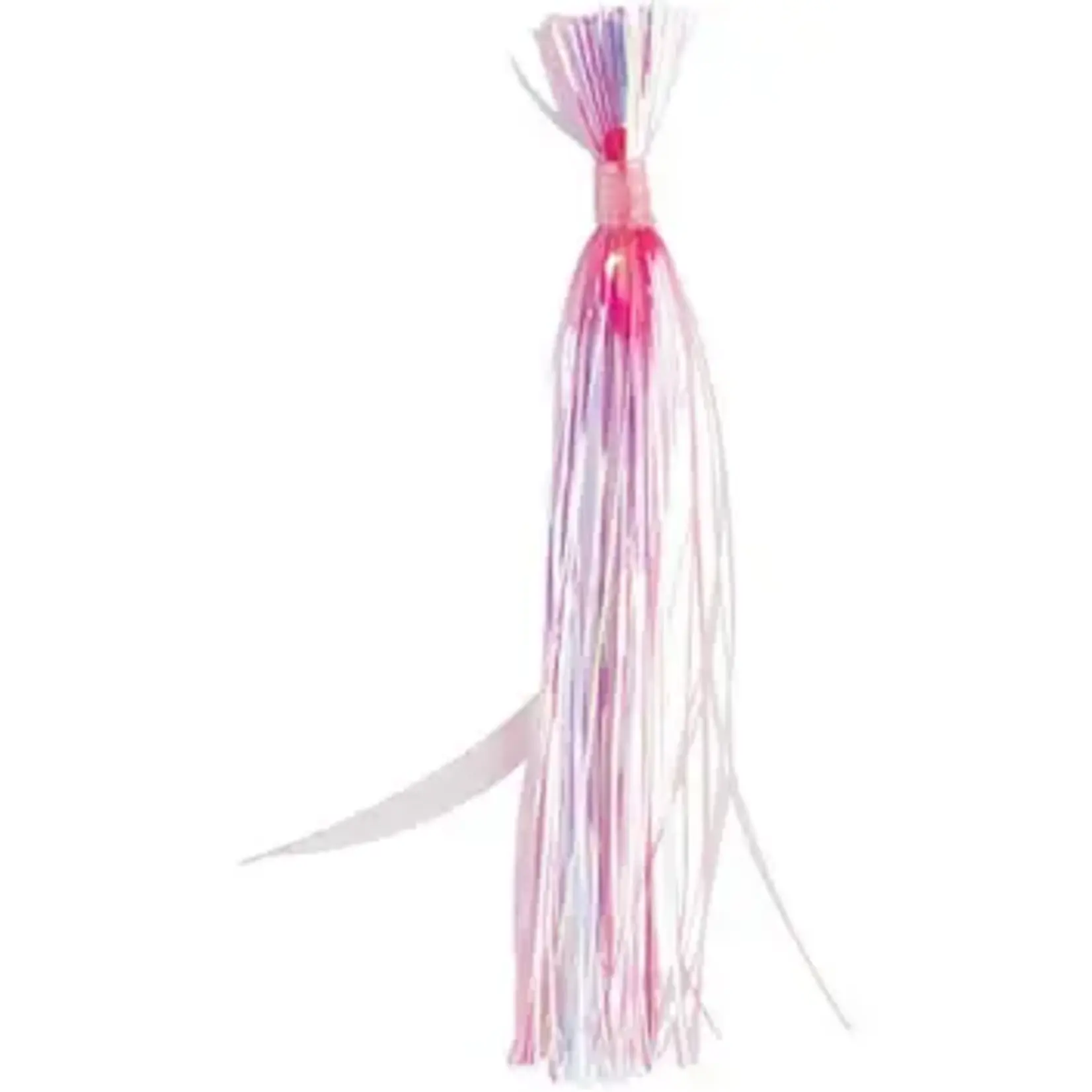Blue Water Candy Feather Weight Skirt Pink 4 inches of reversing pearlescent and holographic soft mylar material.
