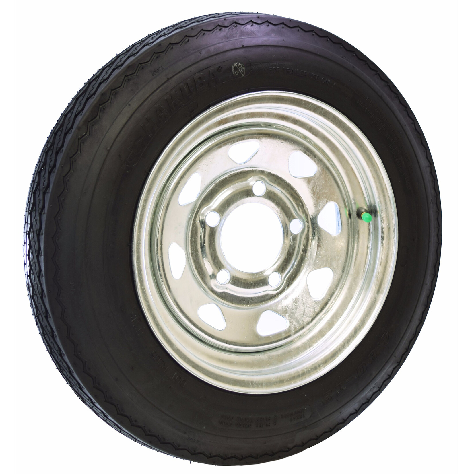 Malone Spare Tire for MicroSport™ Trailer - 12" Galvanized - Includes lock