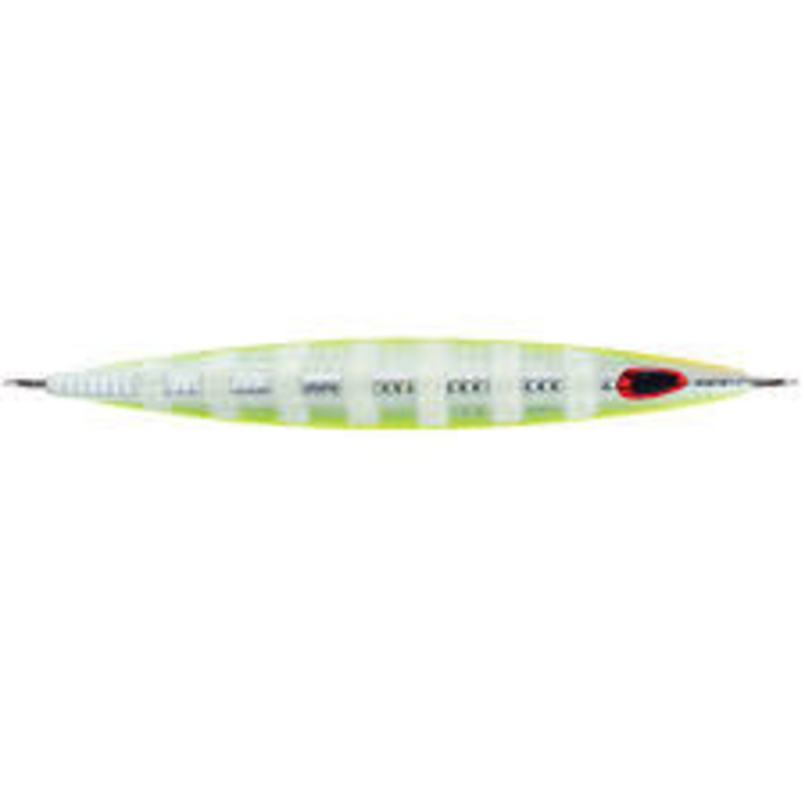 Williamson Lures Kensaki UV Chartreuse Glow 120g Asymmetrical slow pitch jig