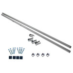 Malone Malone 78" HD 1.25" Galvanized Cross Bars w/mounting hardware, d-rings and end caps