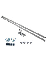 Malone Malone 78" HD 1.25" Galvanized Cross Bars w/mounting hardware, d-rings and end caps