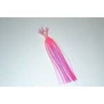 Blue Water Candy Hot Shot Skirt Pink/White 2pk, 4 inch silicone skirts with an overlay of pearl