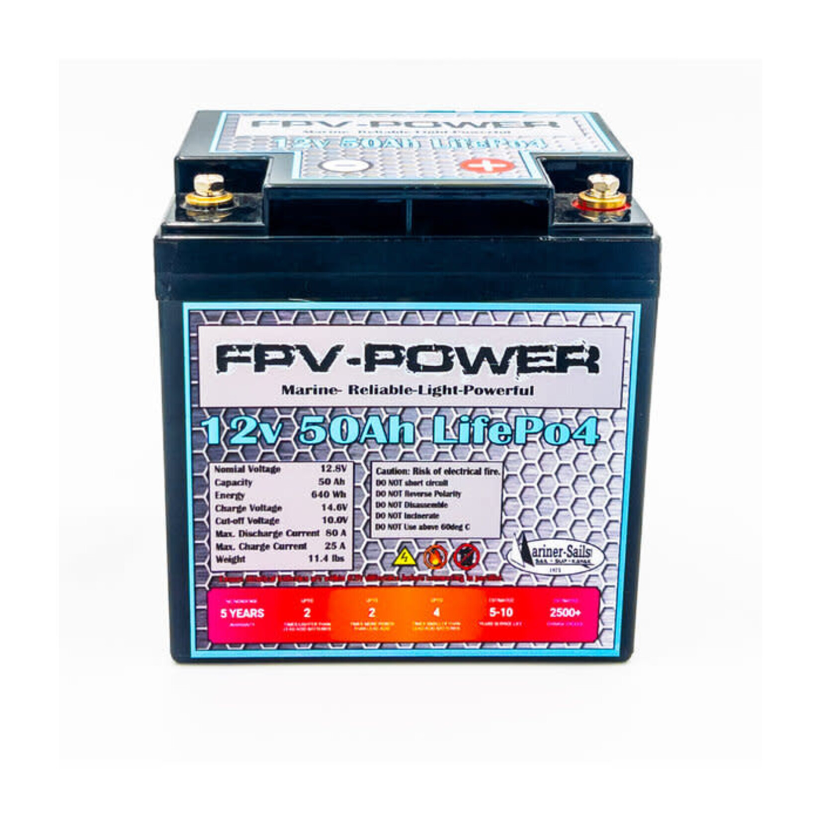 FPV FPV Power 50Ah 12 Volt LiFePO4