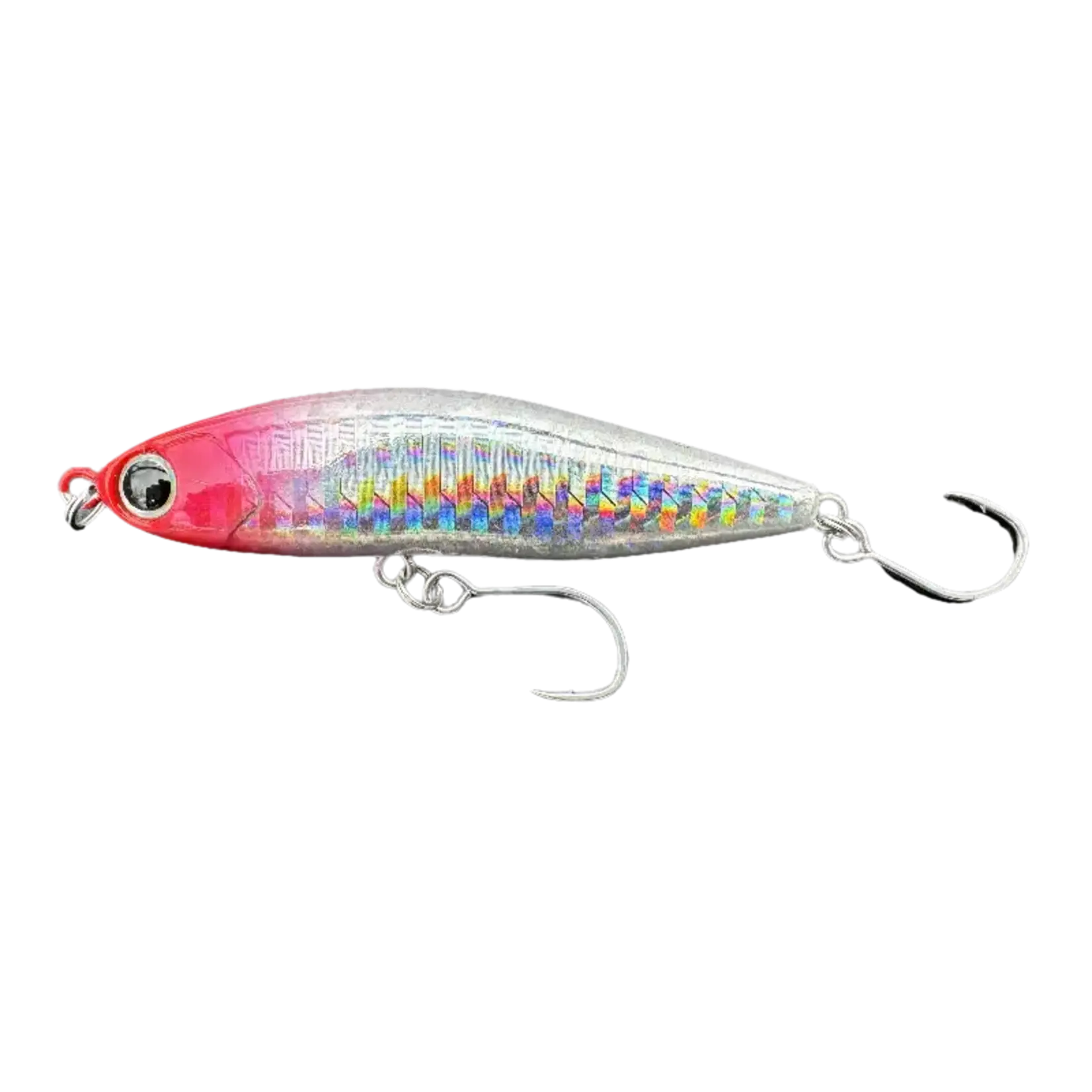 Light Tackle Central LTC 3" Slow Sinking Twitch - Red Head Flash