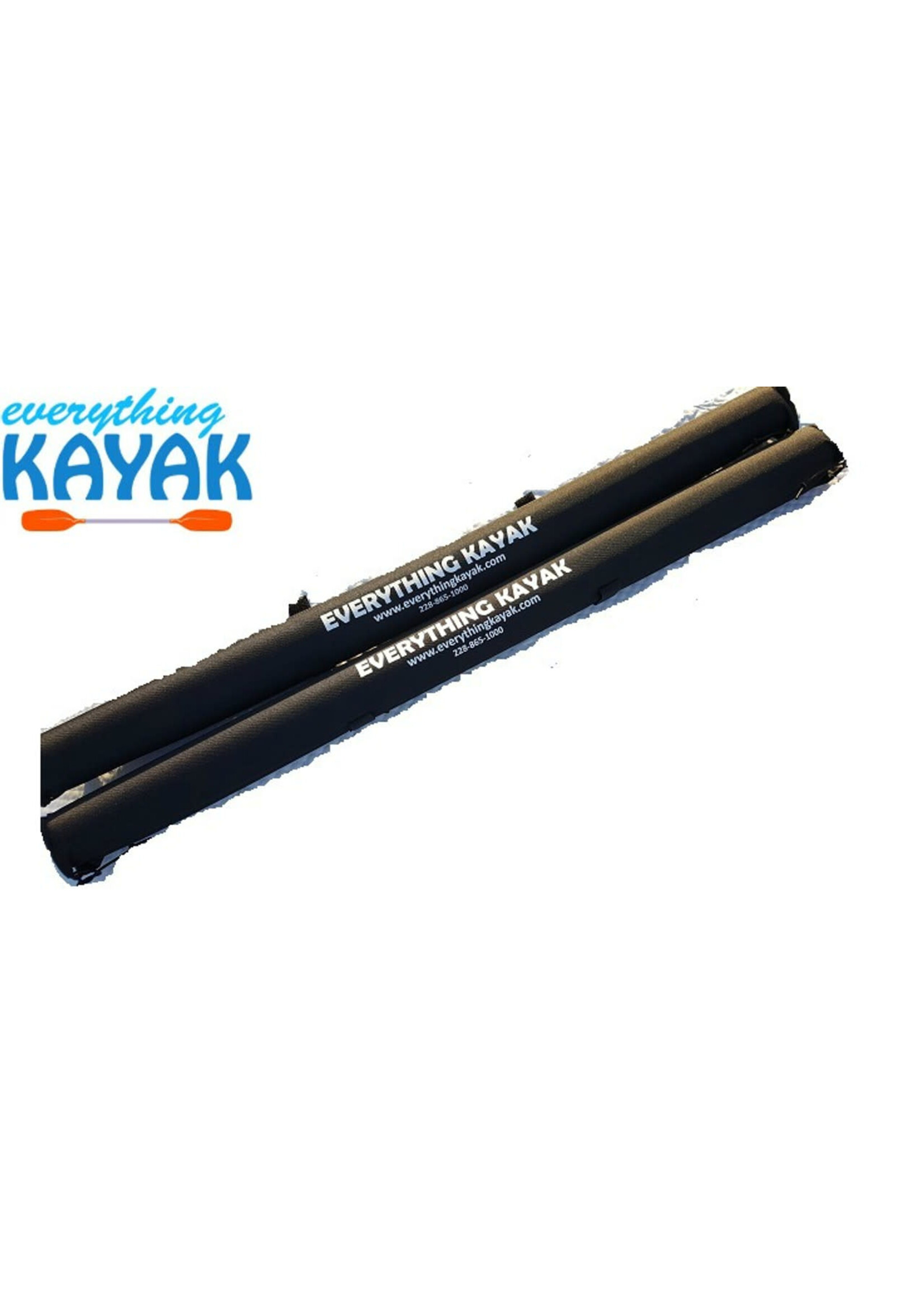 Seals Everything Kayak Black Custom Aero Roof Rack Pads (Pair) - 30"