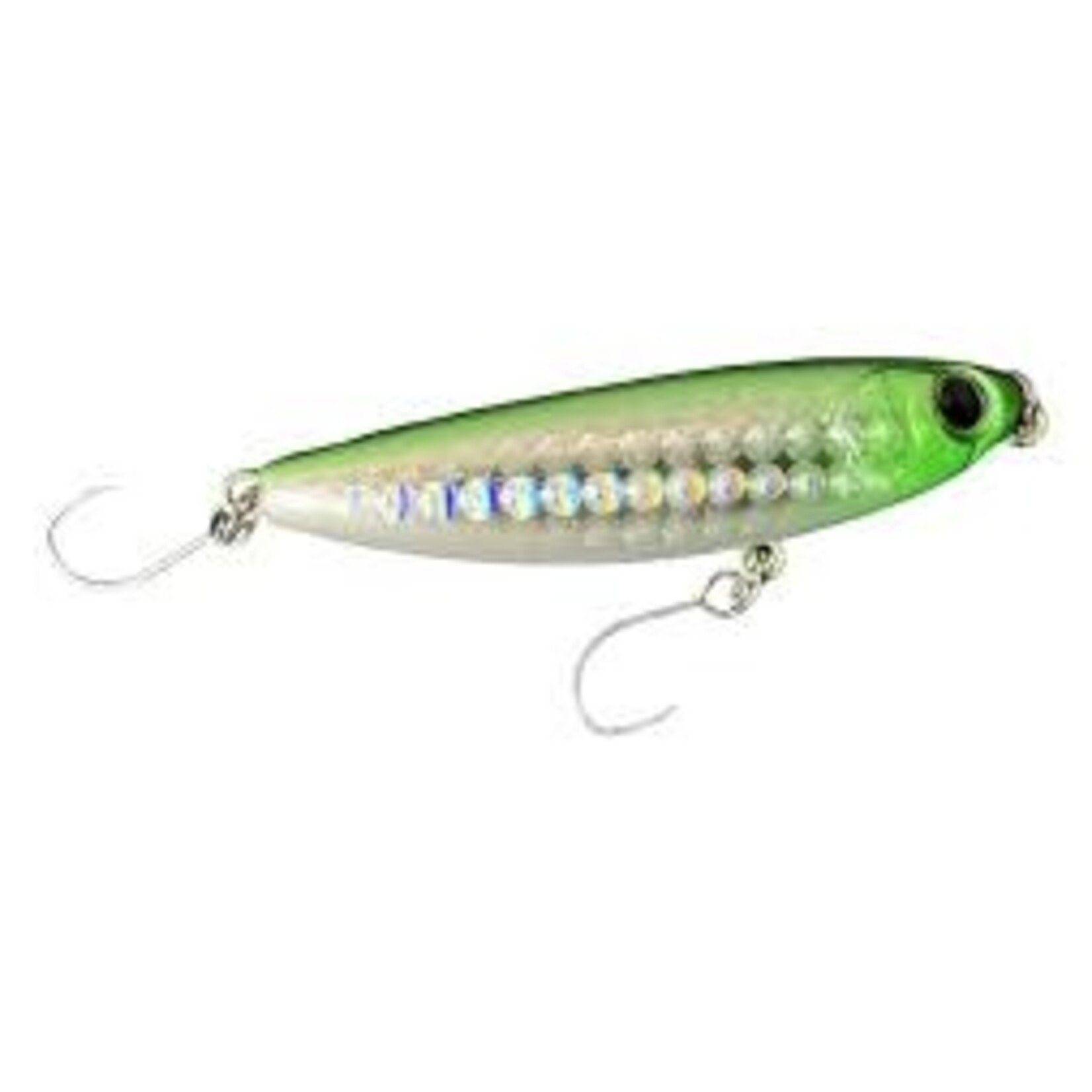 Light Tackle Central LTC 2.5" Topwater Walker - Chrome Green Back