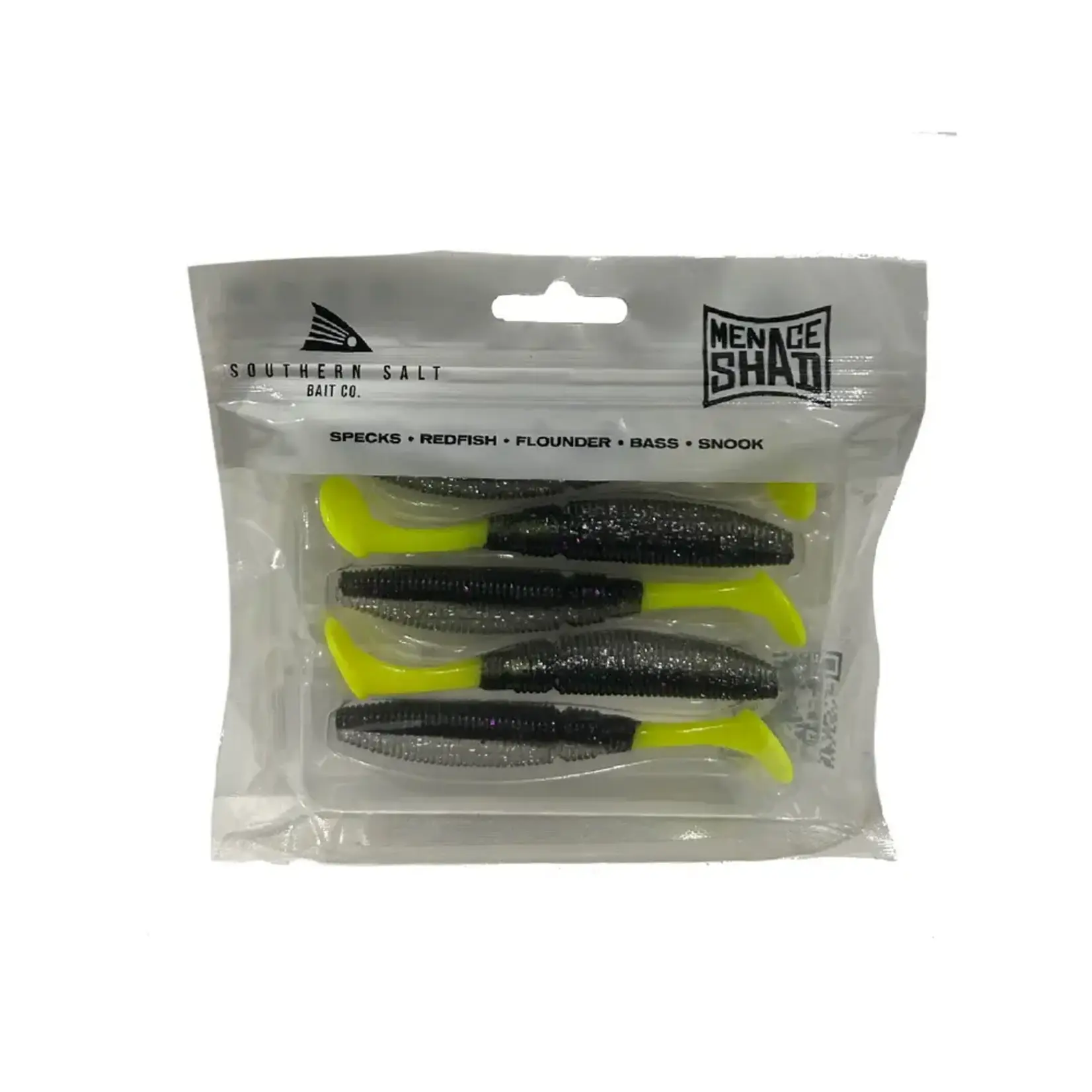 Southern Salt Bait Co. Southern Salt Menace Shad - Dark Knight