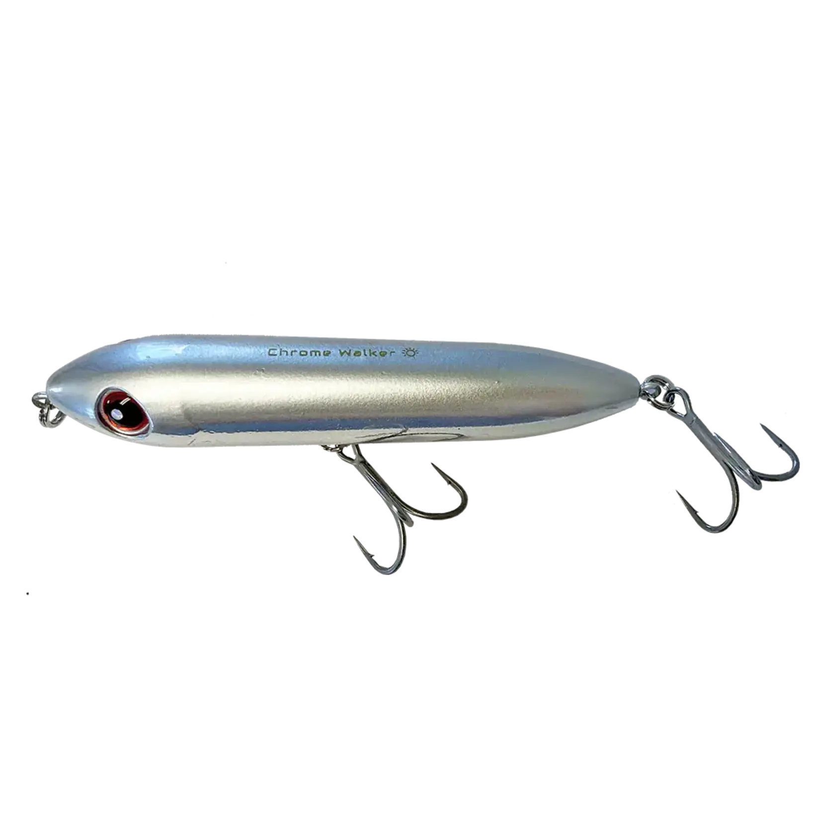 Light Tackle Central LTC 2.5" Topwater Walker - Chrome Blue Black