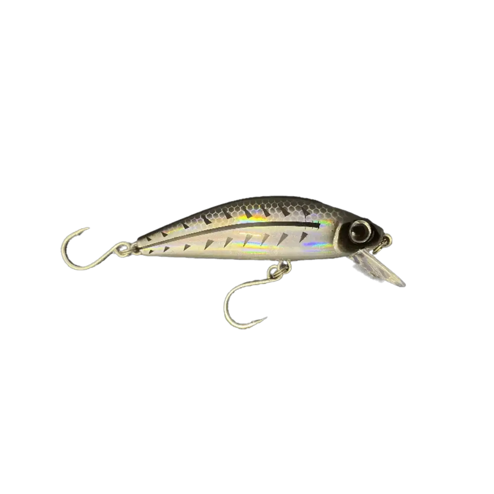 Light Tackle Central LTC 3" Sinking Jerkbait - Chrome Black Back X-Ray