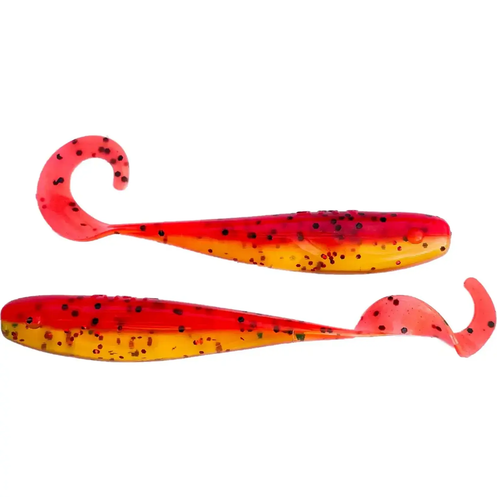 A.M. Fishing A.M. Fishing Curly Tail Jerkshad 4" Chicken Shart