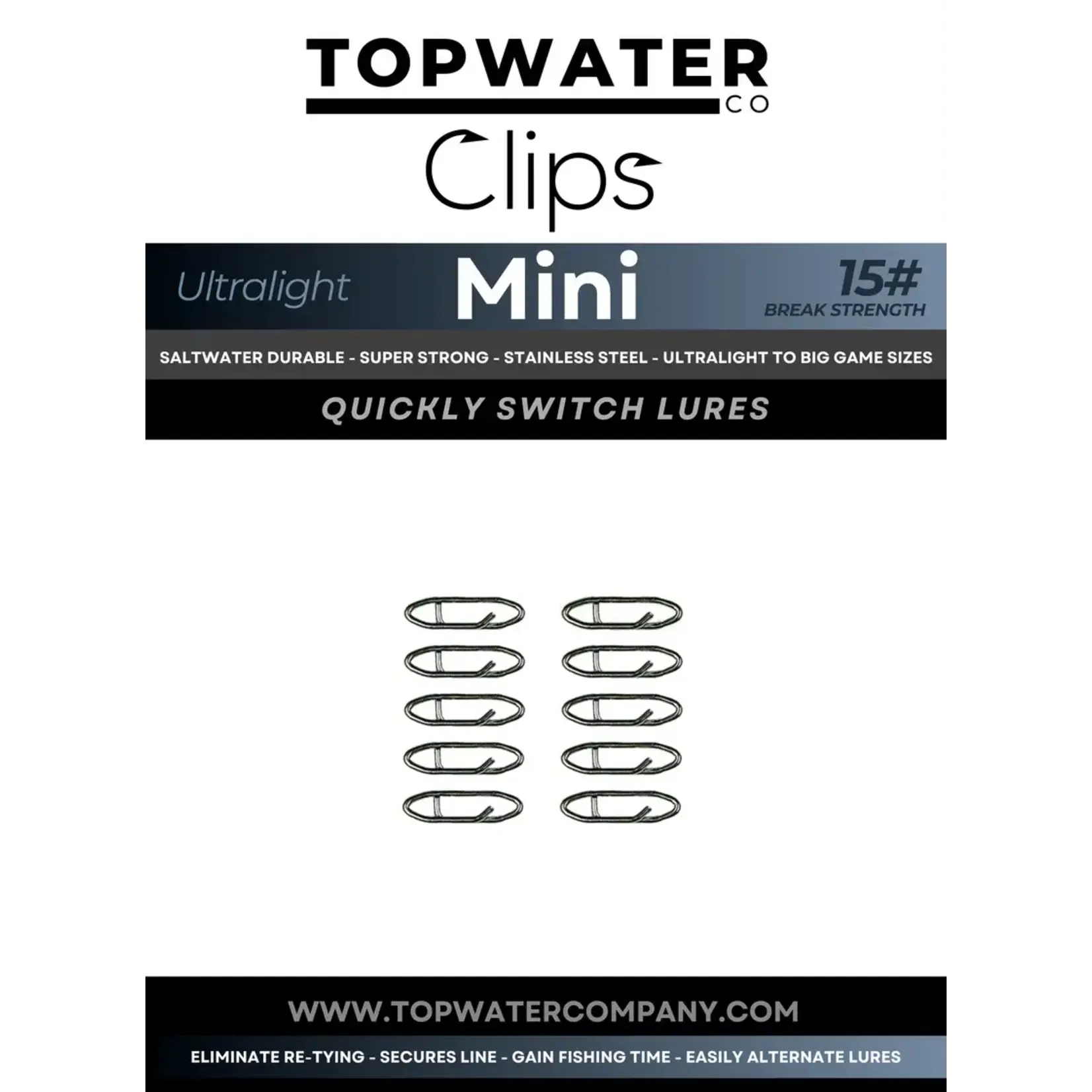 Topwater Topwater Co Speed Clips