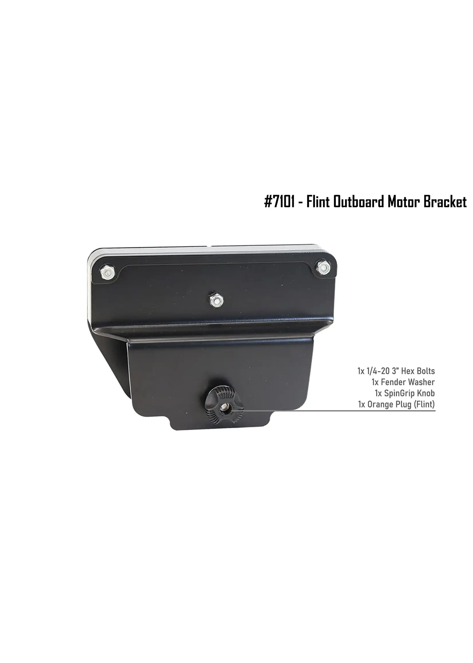 NuCanoe NuCanoe Outboard Motor Mount - Flint #7101