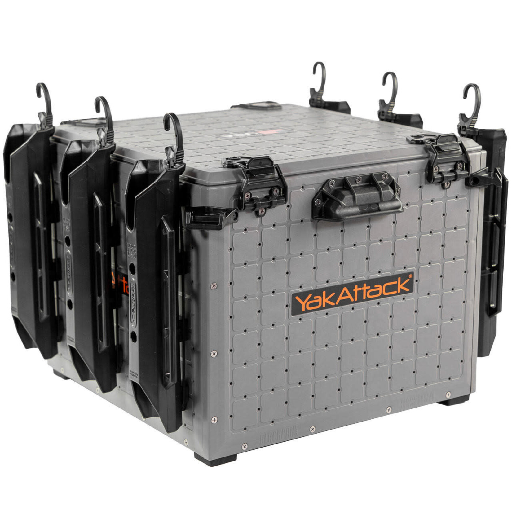 YakAttack YakAttack BlackPak Pro Kayak Fishing Crate - 16" x 16", Battleship Grey