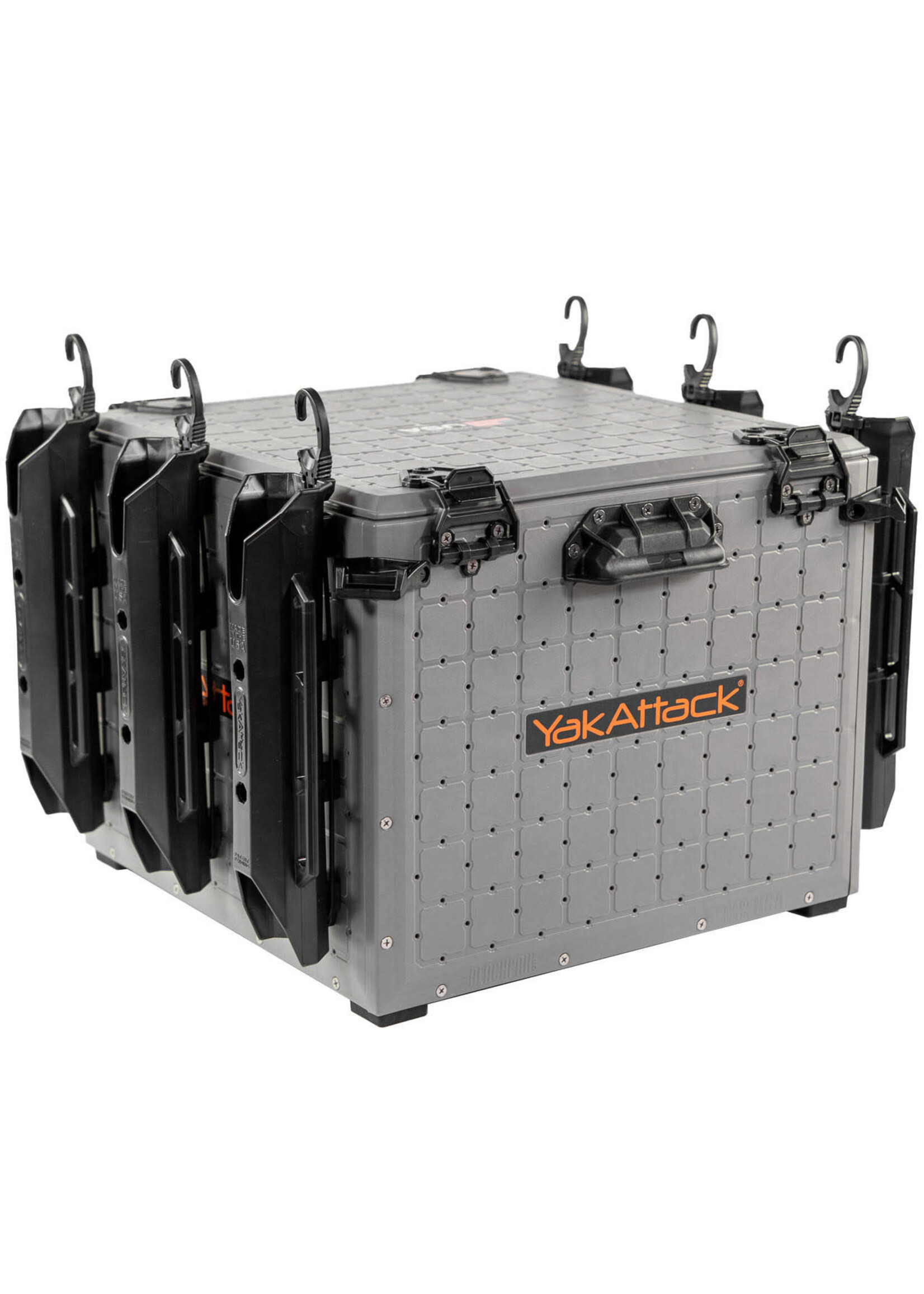 YakAttack YakAttack BlackPak Pro Kayak Fishing Crate - 16" x 16", Battleship Grey