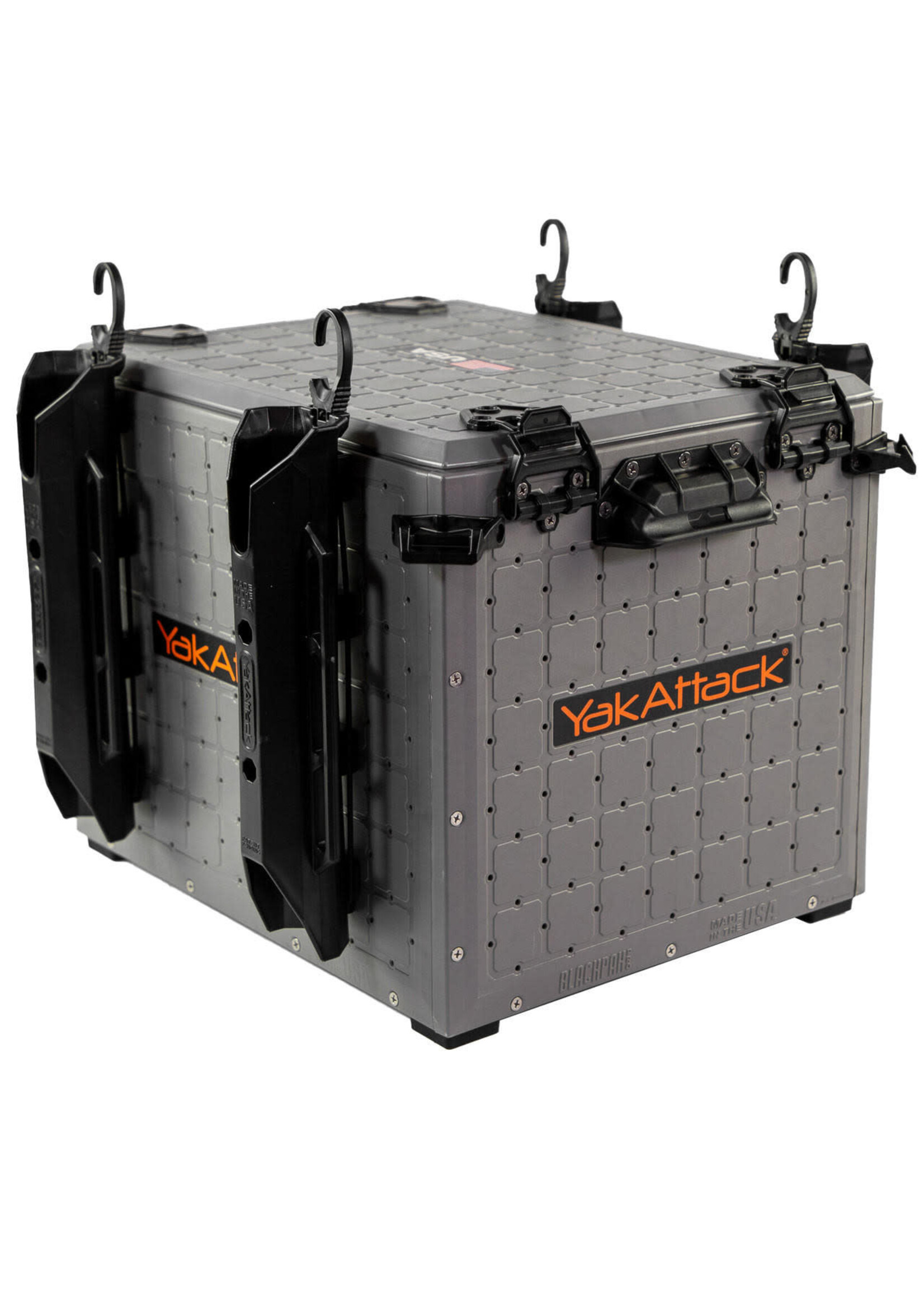 YakAttack YakAttack BlackPak Pro Kayak Fishing Crate - 16" x 16", Battleship Grey