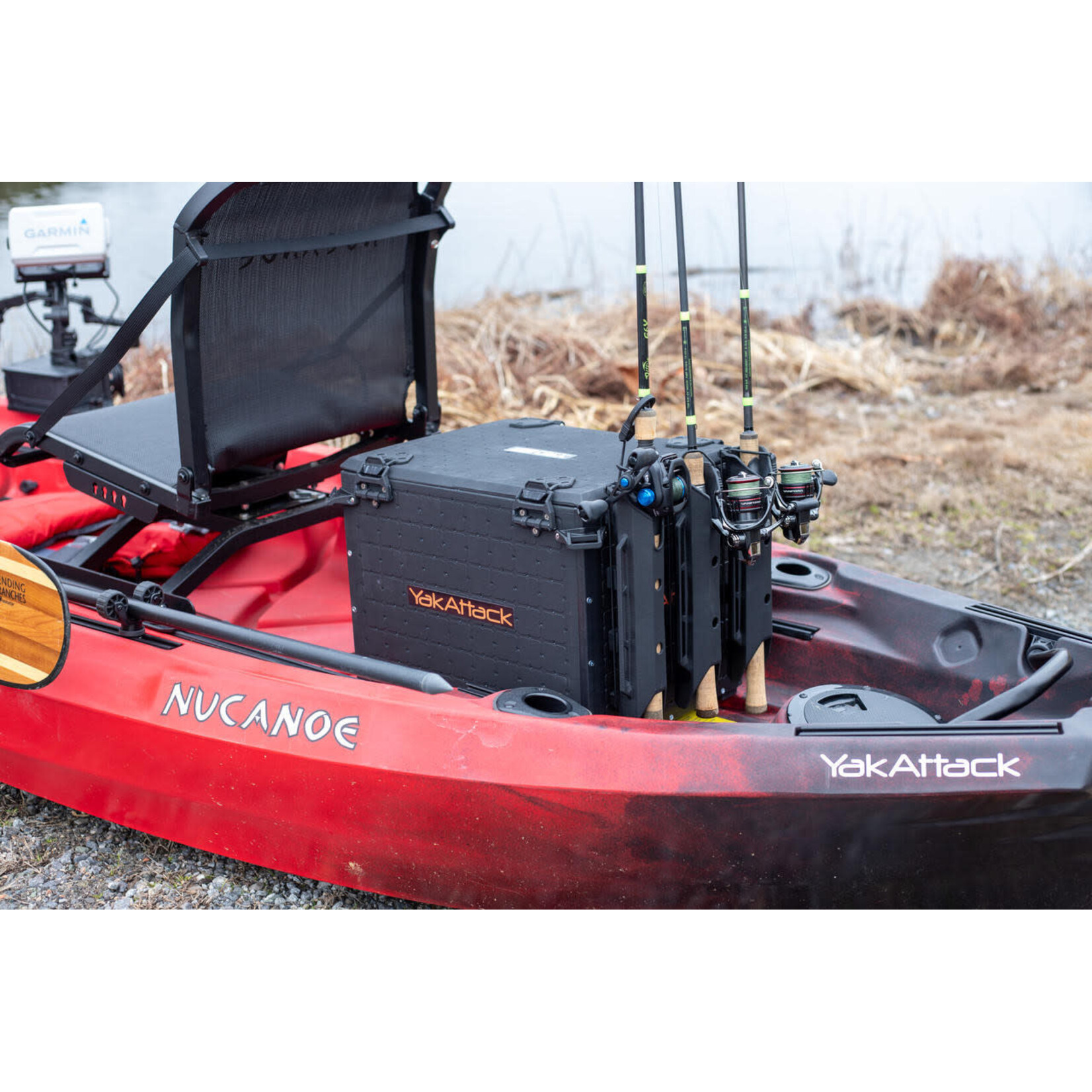 YakAttack YakAttack BlackPak Pro Kayak Fishing Crate - 13" x 16" - Brown Box