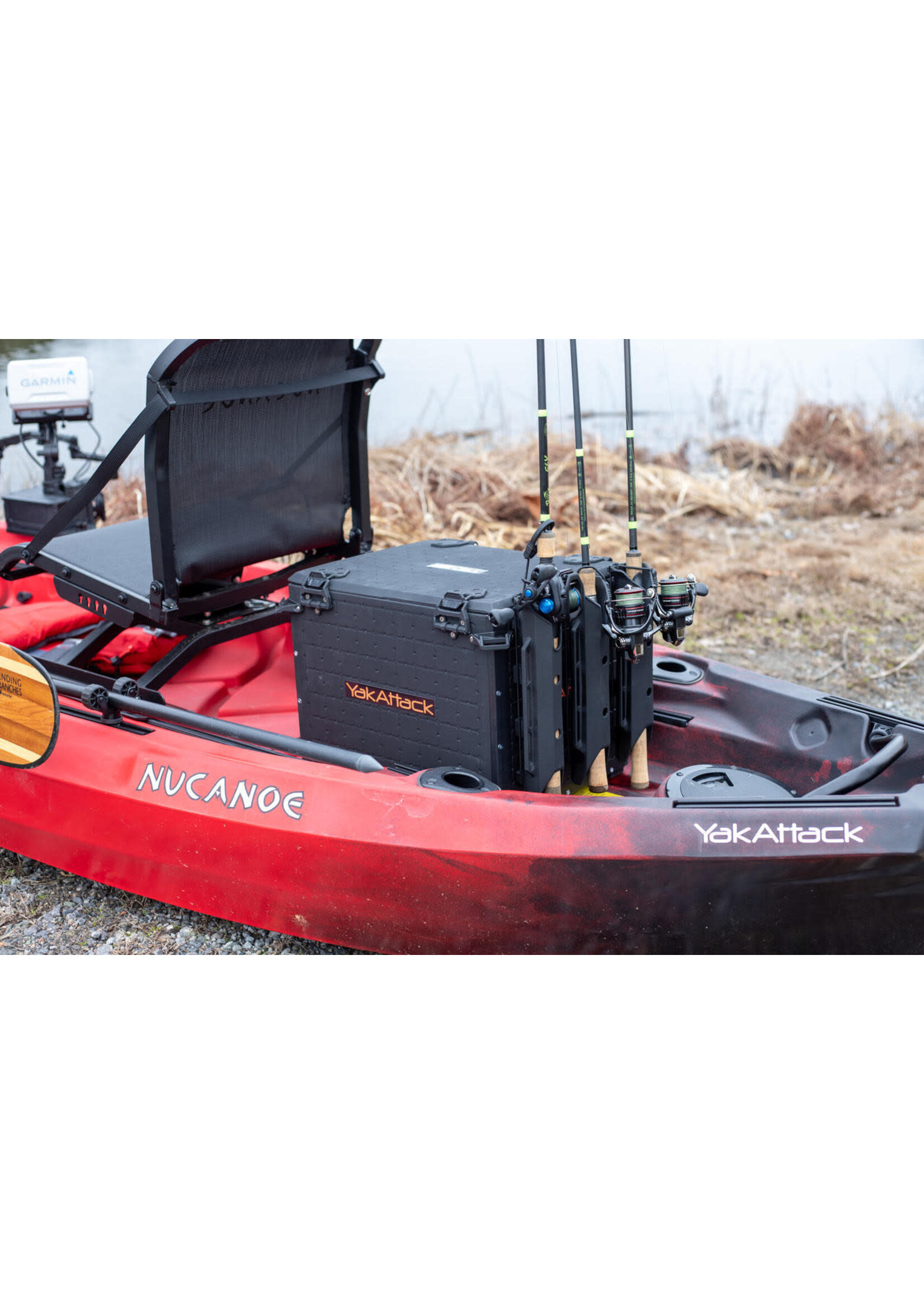 YakAttack YakAttack BlackPak Pro Kayak Fishing Crate - 13" x 16" - Brown Box