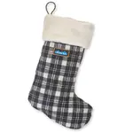 Kavu Plaid/Faux Fur Stocking Oatmeal