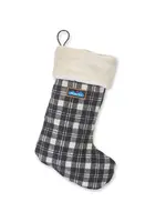 Kavu Plaid/Faux Fur Stocking Oatmeal