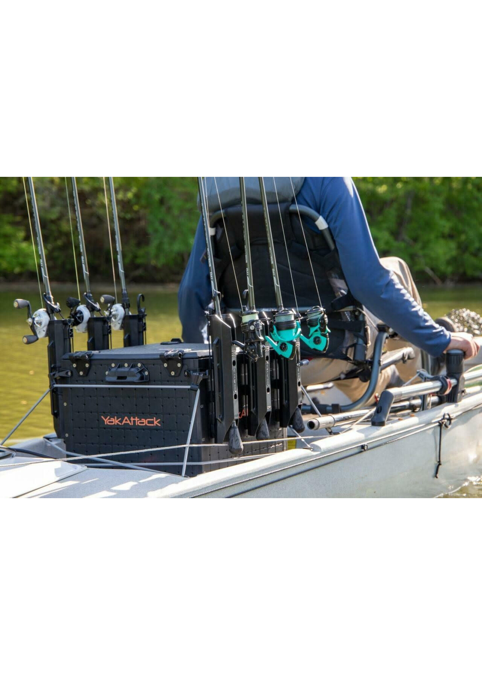 YakAttack YakAttack BlackPak Pro Kayak Fishing Crate - 16" x 16" Brown Box