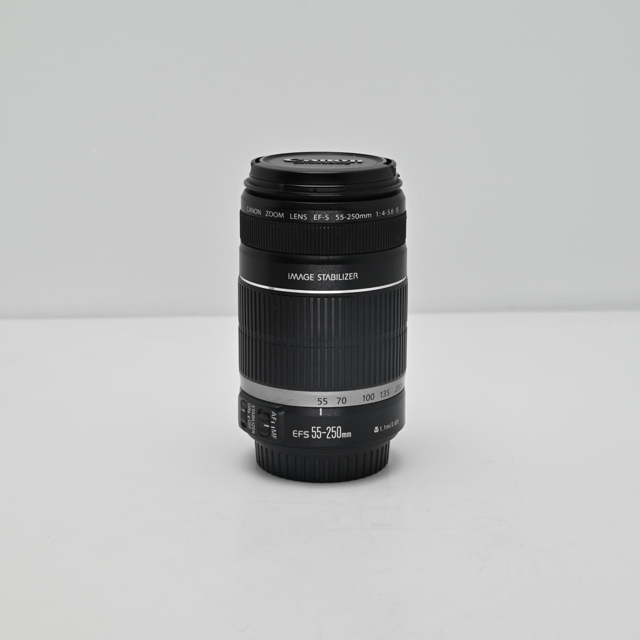 Canon Used Canon EFS 55250mm f/45.6 IS Lens Competitive Cameras