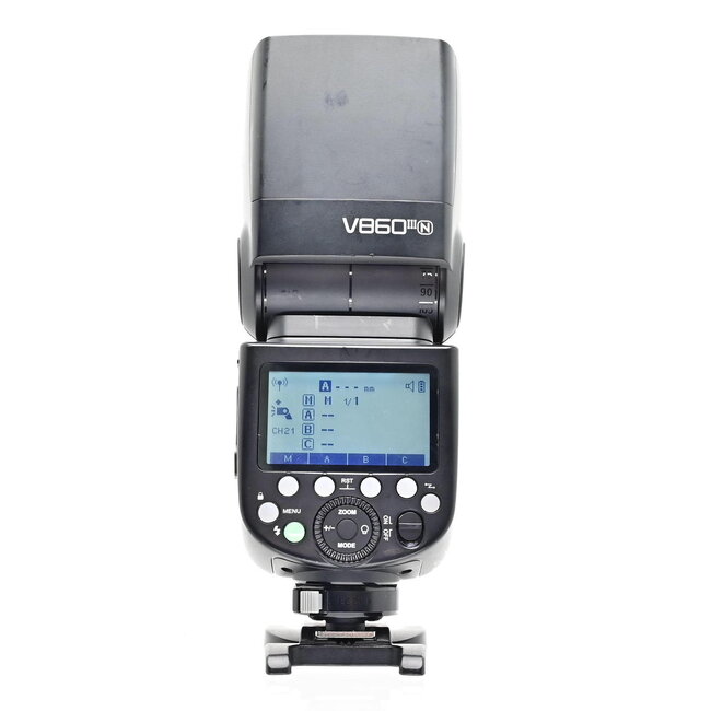 Used Godox Ving V860III TTL Li-Ion Flash Kit for Nikon Cameras