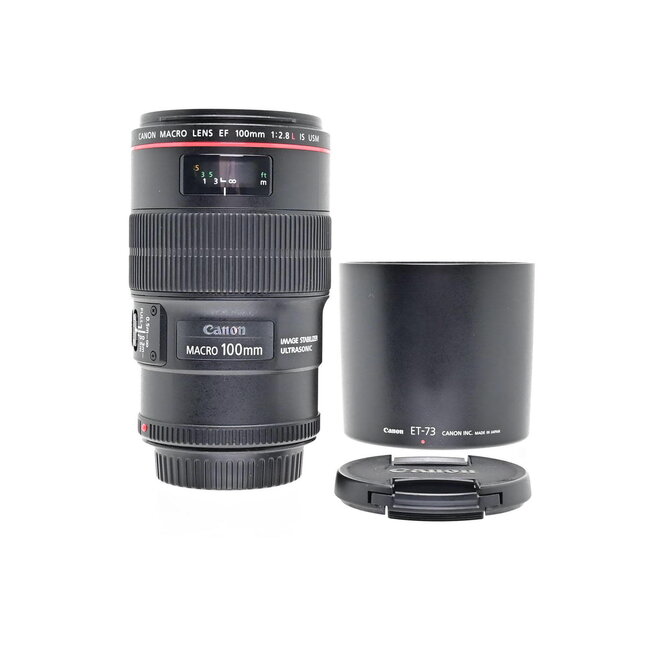Canon Used Canon EF 100mm F2.8 L IS Macro Lens