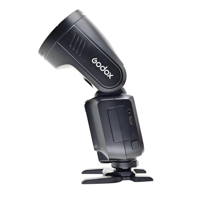 Used GODOX V100 Round Head Flash - Nikon