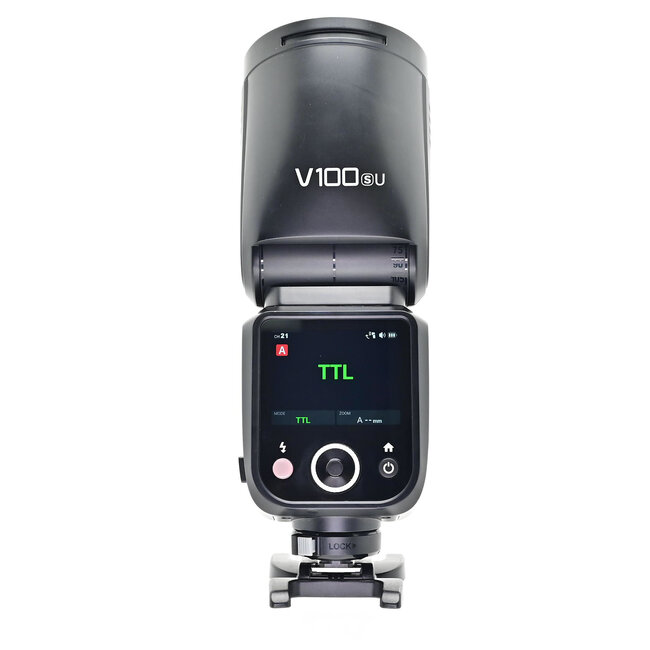 Used GODOX V100 Round Head Flash - Sony
