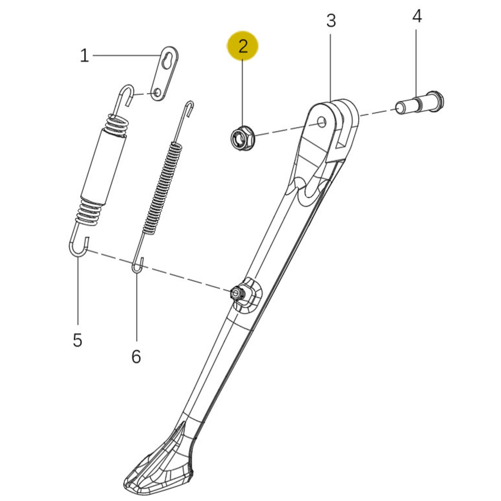 Kove Kickstand - 450 Rally Standard