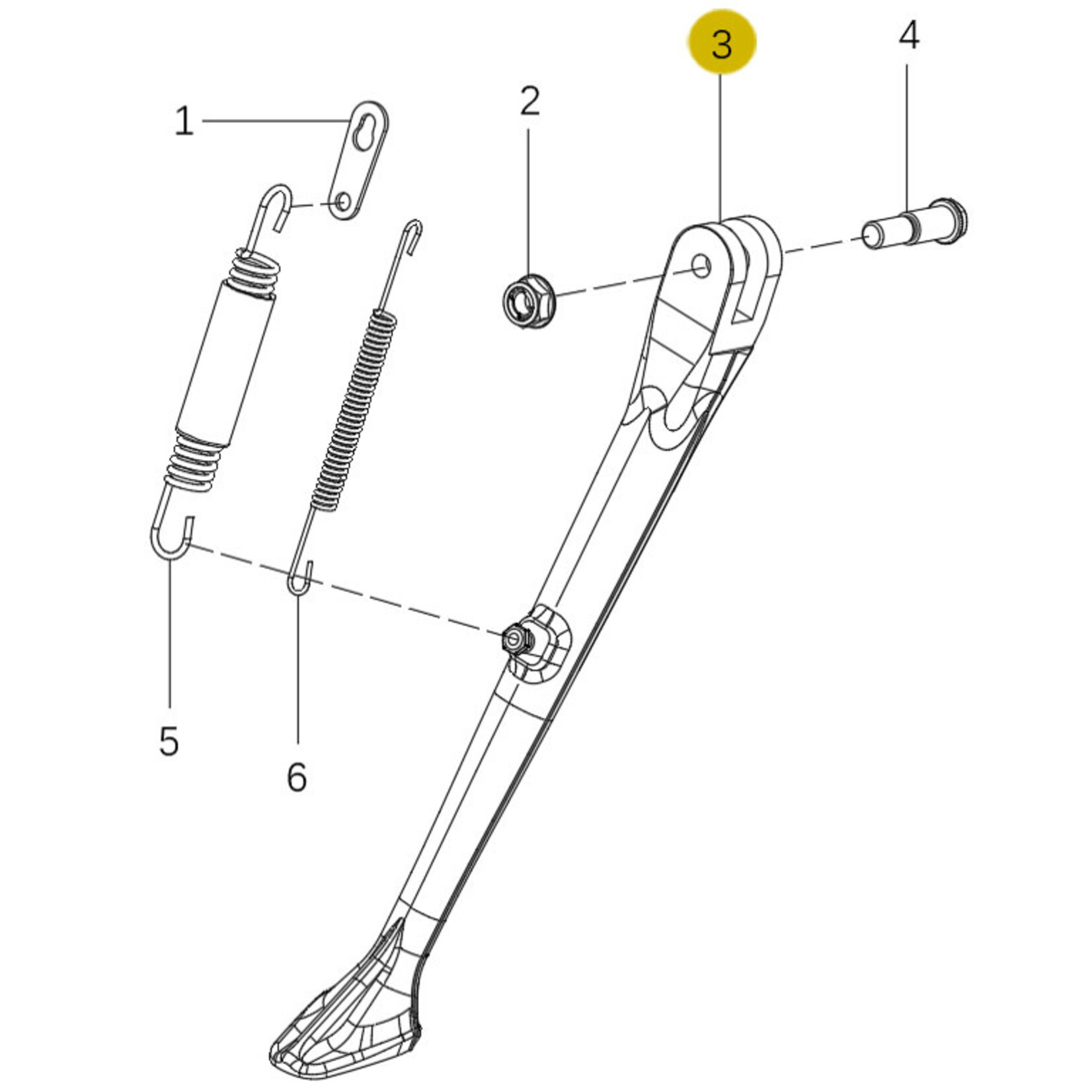 Kove Kickstand - 450 Rally Standard