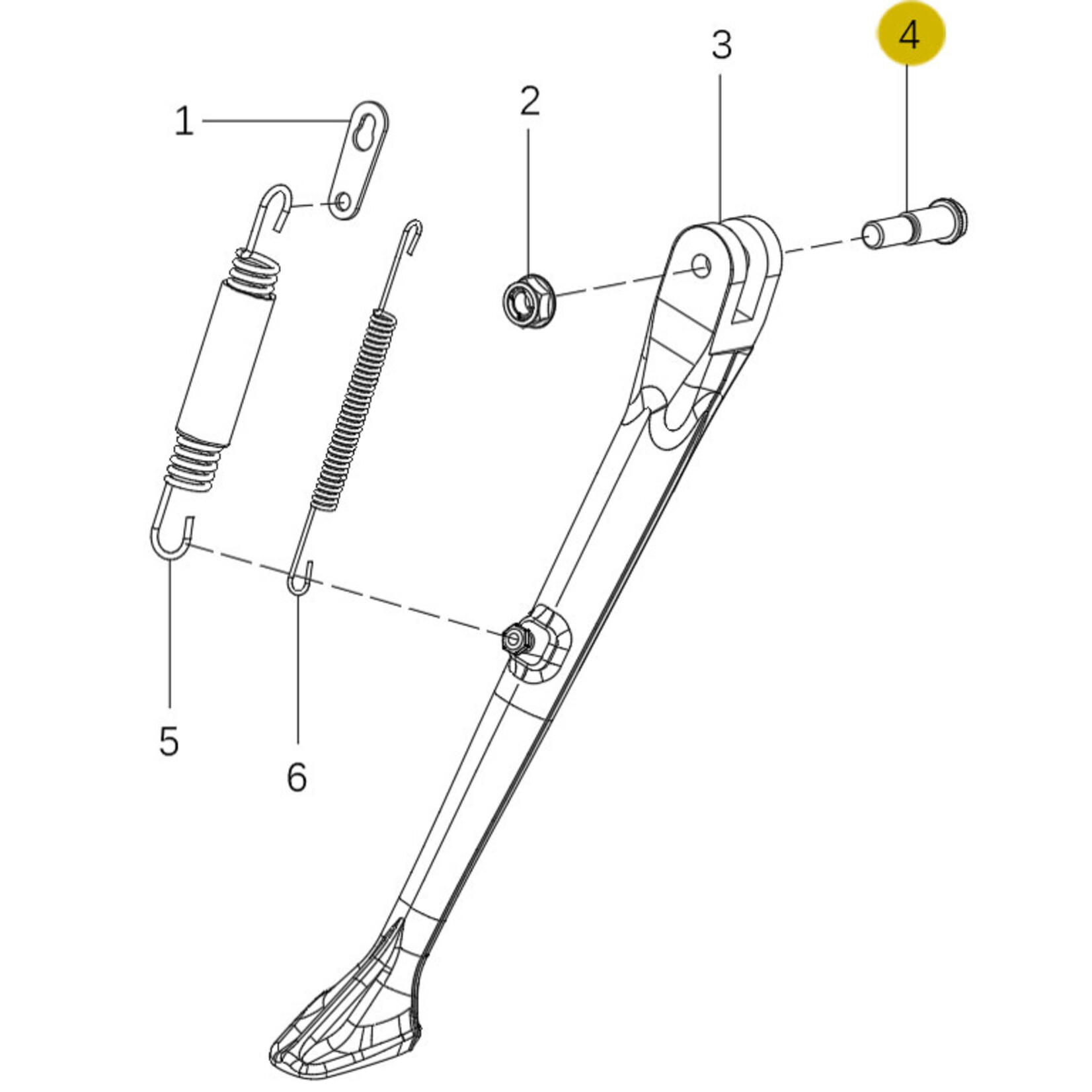 Kove Kickstand - 450 Rally Standard